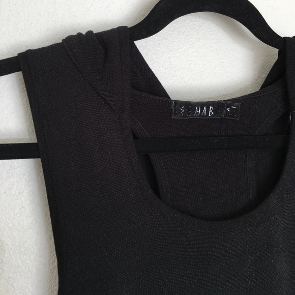 Rehab Black Crop Top Sports Hoodie Tank - Picture 2 of 5